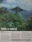 2/89 Pub Mcdonnell Douglas Av-8B Harrier Ii Guerilla Fighter Jungle Original Ad