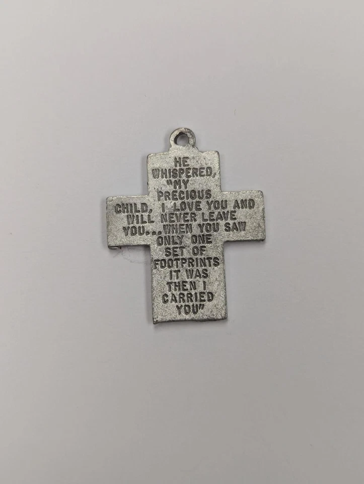 Colgante Cruz Huellas en la Arena DE COLECCIÓN SUSURRÓ, "MI PRECIOSO HIJO... Foto 1 de 3