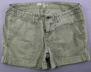 Women's 2015 Old Navy Surplus Boyfriend Canvas Utility Shorts Green Sz 2 (29x3) - Picture 1 of 5