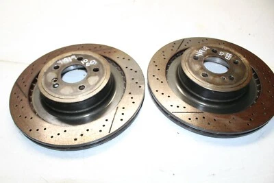 07-12 w212 MERCEDES E63 C63 CLS63 AMG PAR ROTORES FRENO TRASERO IZQUIERDO Y DERECHO Y1919 Foto 1 de 4
