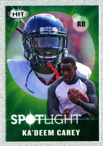 OSOS SPOTLIGHT-PLATEADOS Ka'Deem Carey RC Arizona WILDCATS - Imagen 1 de 1