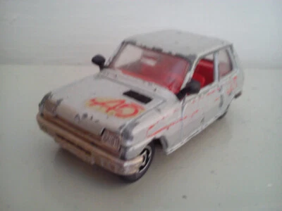 Majorette Renault R5 No.257 1972 vintage French diecast toy car, used. - Image 1 of 4