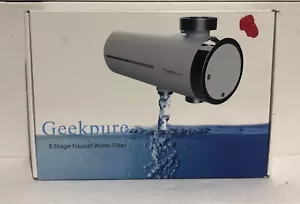 Geekpure 5 Stage Faucet Water Filter Reduce Contaminates New In Open Box - Picture 1 of 24