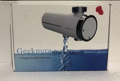 Geekpure 5 Stage Faucet Water Filter Reduce Contaminates New In Open Box - Image 1 of 4