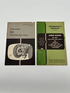John Deere gancio trazione-comando 801 manuali operatori OM-A12755A OM-A48-955 - Foto 1 di 6