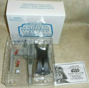 Star Wars Luke's X-Wing White Retail Box Exclusive NIB Galoob Action Fleet - Picture 1 of 6