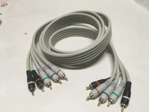 HDTV Component RGB & RL Audio CABLE 6' RCA Gold Plated Video/Audio ATRAS AN12991 - Picture 1 of 4