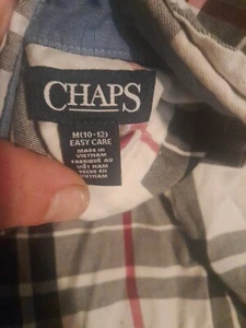 Chaps Shirt M(10-12) - Picture 1 of 4