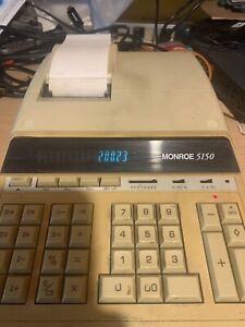 Monroe 5150 Heavy Duty Printing Calculator Still Prints