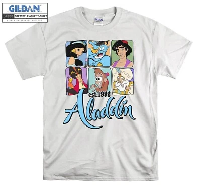 Disney Aladdin Characters Group Shot 1992 Sh Hoodie Tshirt Men Women Unisex AC36 - Image 1 of 4