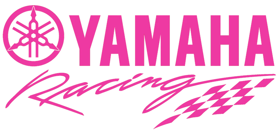 Calcomanía de vinilo troquelada con logotipo de carreras Yamaha carenado pegatina de parachoques 4x4 moto acuática SxS Foto 1 de 2
