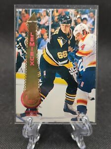 1994-95 Pinnacle Penguins Hockey Card #170 Mario Lemieux
