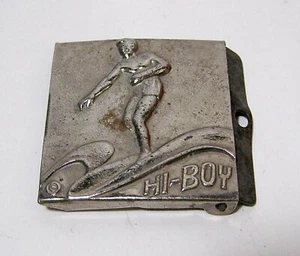 Vintage 50/60er Jahre Hi-Boy Surfer Metall Gürtelschnalle - Bild 1 von 2