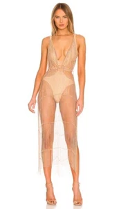 Michael Costello x REVOLVE Zayd Chain Dress, Medium, New W/ tags, Rt. $398 - Picture 1 of 2