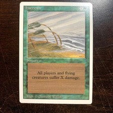 Hurricane Magic The Gathering Revised Edition MTG 3rd Ed HP 1994