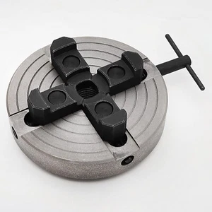 Lathe Chuck 4 Jaw 6" (150mm) 1inch x 8TPI Thread with Independently Adjustable - Picture 1 of 5