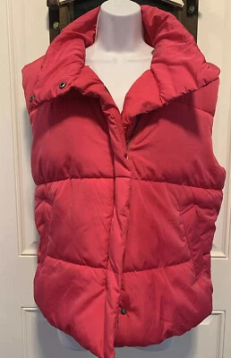 BDG x Urban Outfitters Chaleco Abrigo Acolchado Rosa/Tirio Talla M Relax ($79) Foto 1 de 4