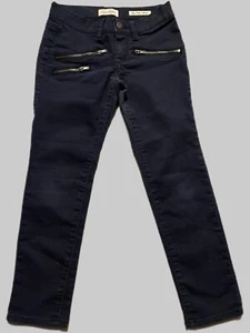 Jessica Simpson Deyn Moto Skinny Jeans Girls 7 Blue Pre owned - Picture 1 of 5