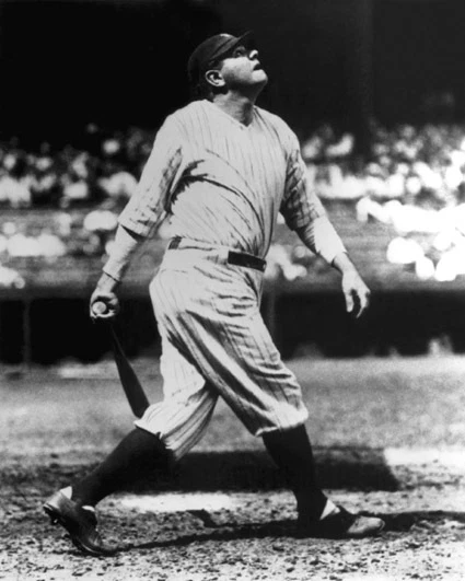 1931 New York Yankees BABE RUTH Glossy 8x10 Photo Vintage Print Poster HOF 36 - Image 1 of 1