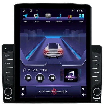 1DIN Car Stereo Radio 9.7in Rotatable Touch Screen Player GPS Wifi BT Carplay - Изображение 1 из 4