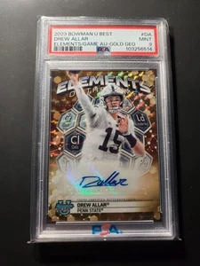 2023 Bowman U Best Drew Allar Elements Of The Game Gold Auto #/50 🔥Autograph - Picture 1 of 2
