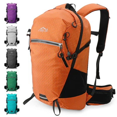 H  25L Trinkrucksack Leichter Wanderrucksack Für Damen Herren Outdoor Wandern - Bild 1 von 4