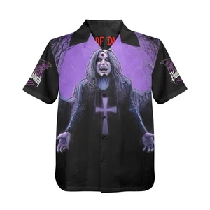 Ozzy Osbourne Trikot 1948-2025. Button Down Hawaiihemd Black Sabbath - Bild 1 von 4