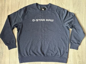 G Star Neu aber Ohne Etikett Regular Fit Blau XXL Pullover Sweatshirt UVP 59,99£ - Bild 1 von 4