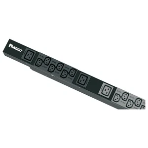 Panduit Basic PDU 60A 208V 3-Phase 48-Outlet 36C13 12C19 Rack Mount IP44 P48B33M - Afbeelding 1 van 7