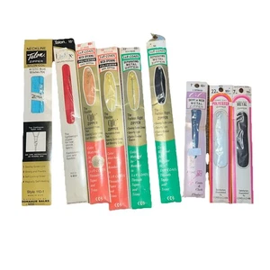 Vintage gemischtes Set mit 9 Reißverschlüssen Talon J&P Mänteln C&C Clark’s mehrfarbig - 7”-24”  - Bild 1 von 23