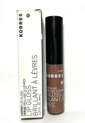 KORRES~Cherry Lip Gloss Sheer *38 MOCHA*~0.20 Oz~NIB! - Image 1 of 4