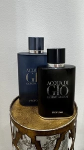 Acqua Di Gio Profumo 2.5 oz + ABSOLU Profondo 4.2fl Oz RARE - Picture 1 of 8