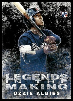 2018 Topps - Ozzie Albies Black Legends In The Making #LITM-4 - Image 1 of 2