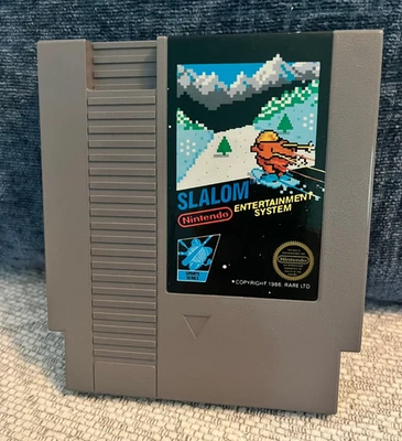 Slalom (Nintendo Entertainment System, 1986) 5 Screw - Tested and Working! - Image 1 of 4