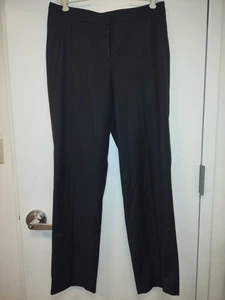 MASSIMO DUTTI Wollhose / Hose, schwarz, Größe 8 fließend tief geschnitten gerades Bein - Bild 1 von 6