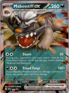 Mabosstiff ex - Promo SV: Scarlet & Violet Promo Cards 086 NM Holo - Picture 1 of 2