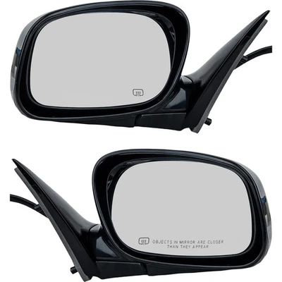 Par de espejos eléctricos para Lincoln Town Car 2003-2004 manual térmico plegable imprimado Foto 1 de 4