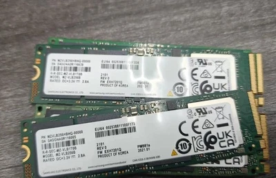 Samsung PM981a 256GB M.2 2280 NVMe PCIe Gen3x4 SSD MZ-VLB256B MZVLB256HBHQ-00000 - Image 1 of 2