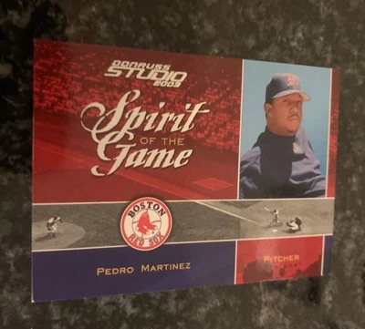 2003 Donruss Studio Spirit Of The Game #SG-3 PEDRO MARTINEZ......ONLY 59/1250 - Image 1 of 2