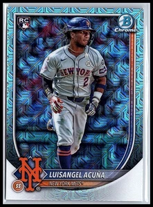 2025 Bowman Luisangel Acuna Mega Box Refractor Rookie RC #83 New York Mets - Picture 1 of 10