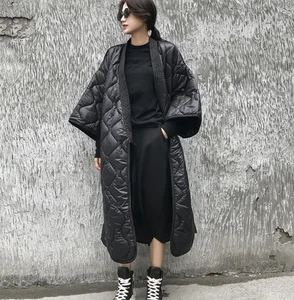 Cotton Padded Loose Jackets Womens Winter Overcoats Quilted Coats Warm Outwear - Picture 1 of 10