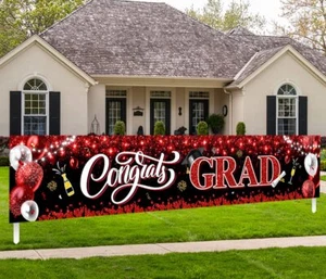 2025 Graduation Decorations-Congrats Grad Yard Sign Banner Decoration for Cla... - Picture 1 of 8