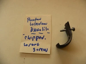 USED Mercedes Benz Ponton W120 W121 W105 Bakelite Window Trim Clip BROKEN - Picture 1 of 10