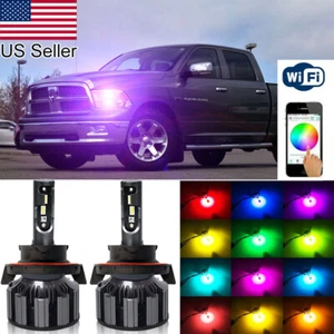 2x H13 LED Headlight Bulbs For Dodge Ram 1500 2500 3500 2006-2012 High Low Beam - Picture 1 of 9