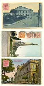 BRAZIL 1928 ca. 3 x PPC -MAILED TO HOLLAND VF @45 - Picture 1 of 2