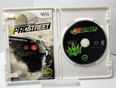 Need for Speed Pro Street Nintendo Wii EA Complete CIB Tested Street Racing - Image 1 of 4