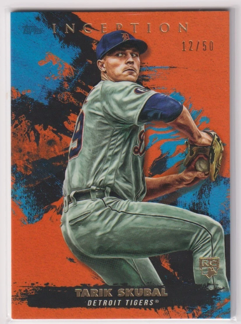 Tarik Skubal 2021 Topps Inception Orange RC /50 Detroit Tigers Rookie #5