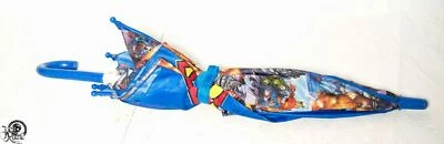 Dc Comics Super Man Kinder Regenschirm Griff Man Of Steel Regenschirm 2478 - Bild 1 von 4