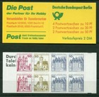 3 x Berlin MH 10 a postfrisch 536,534,532 C + D Werte B + S Markenheftchen
