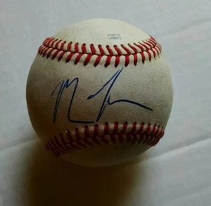 MATT THAIS autograph Rawlings Baseball LOS ANGELES ANGELS OF ANAHEIM Virginia - Picture 1 of 4